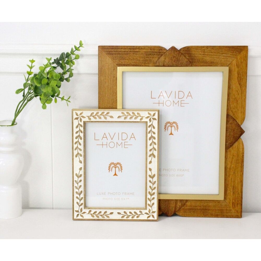 LVD 25x20x2cm 5x7 Inch Cinque Luxe Table/Wall Decor Picture/Photo Frame — image 2