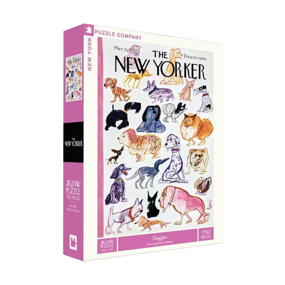 New York Puzzle Company Doggies Dog Breeds Illustration Jigsaw (750 Pieces) — image 2