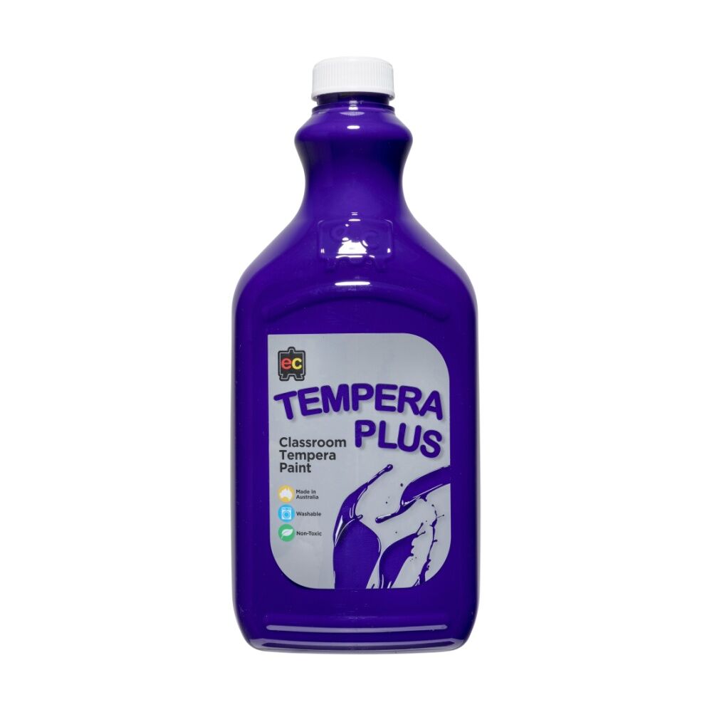 Educational Colours Tempera Plus Classroom Junior Student Paint Purple 2L (2 Pack) — image 2