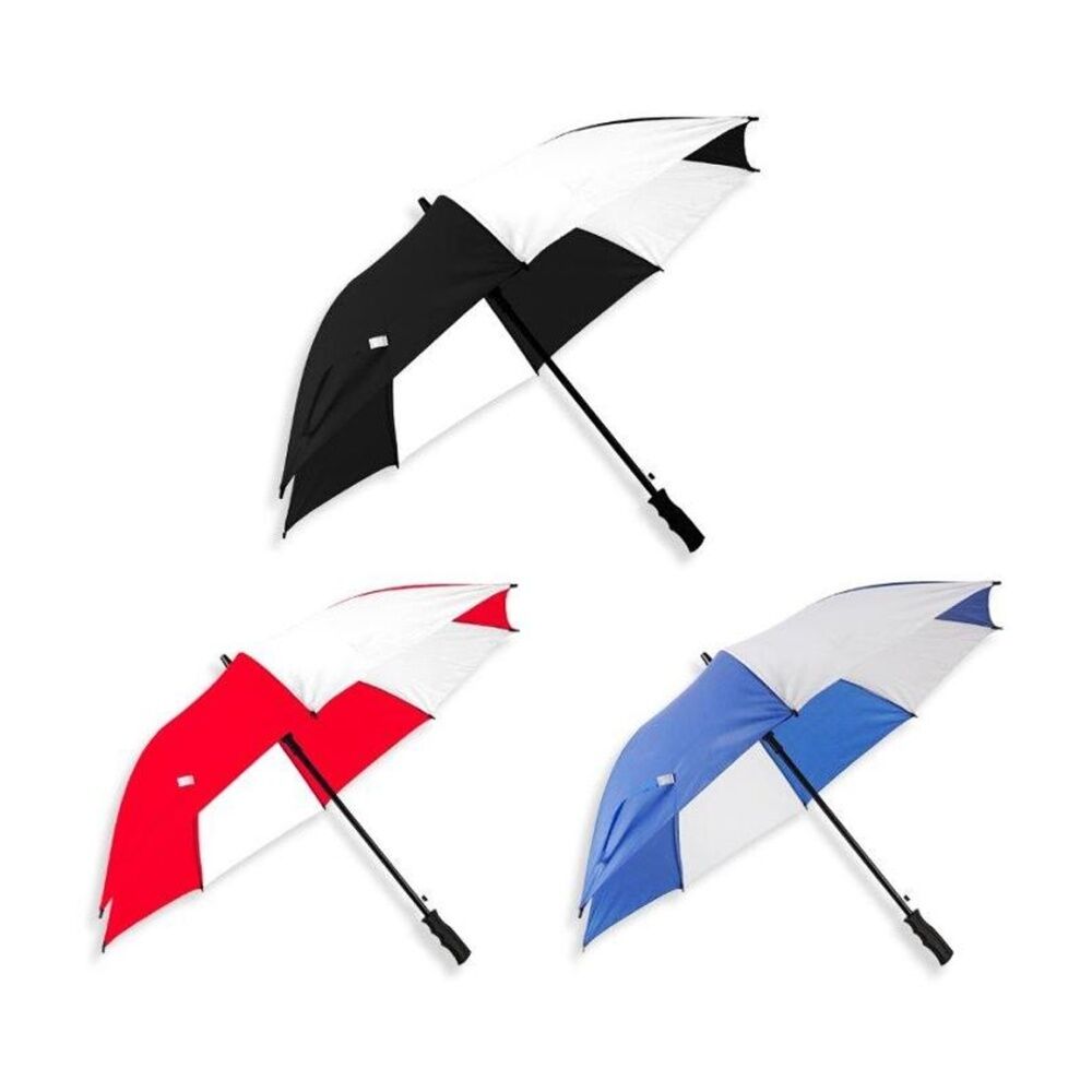 Braz Unisex Golf Auto Double Layer Canopy Umbrella 110cm Assrtd (4 Pack) — image 4