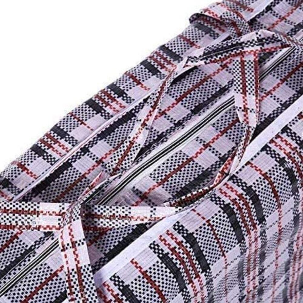 Braz Striped Home Organiser Storage Bag w/ Handle 70x70x30cm (12 Pack) — image 5