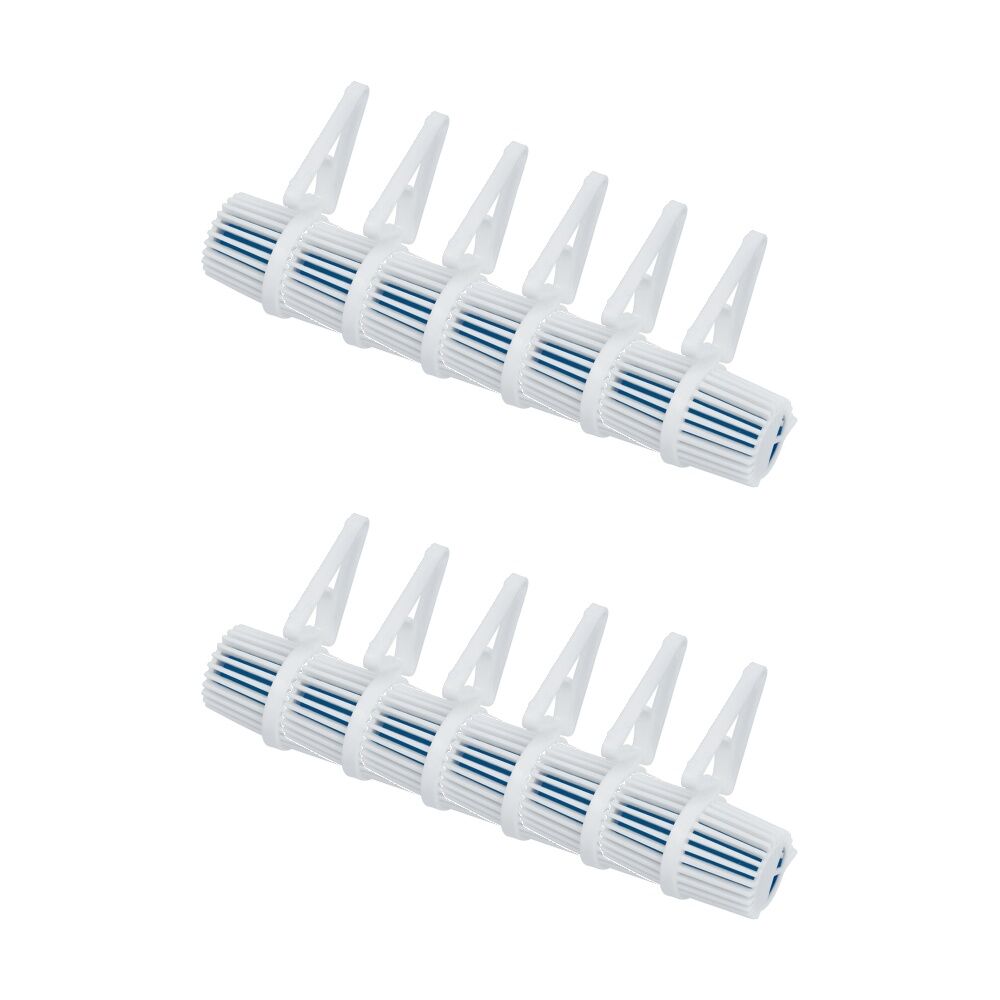 Cleanstar Clip On Hanging Toilet Freshener Pot Pourri Fragerence White (12 Pieces)