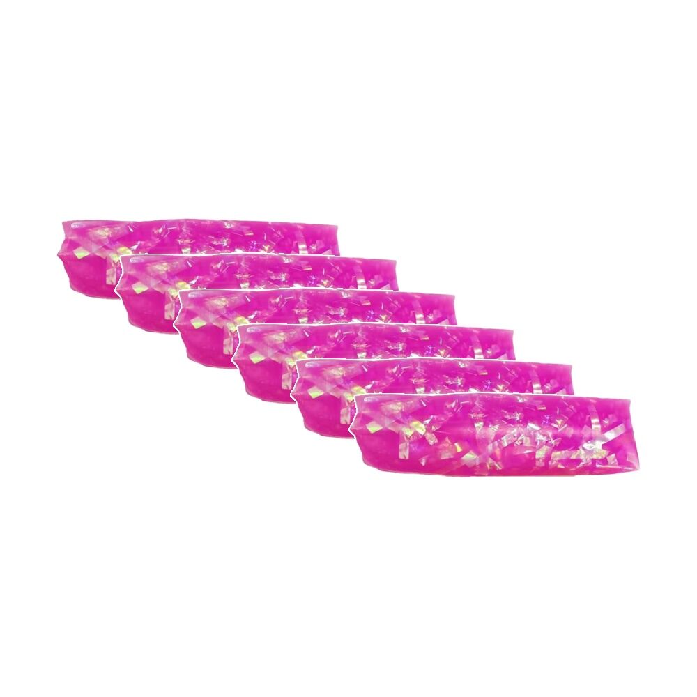 Braz Water Snake Tube Outdoor Play Pool Toy 20x5cm Multi Colour Assorted (6 Pack)