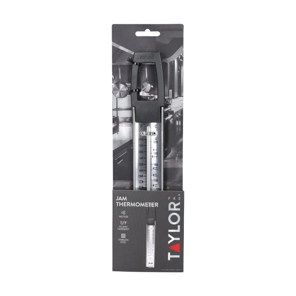 Taylor Pro Stainless Steel Curved Jam Thermometer 40-200°C (100-400°F) — image 2
