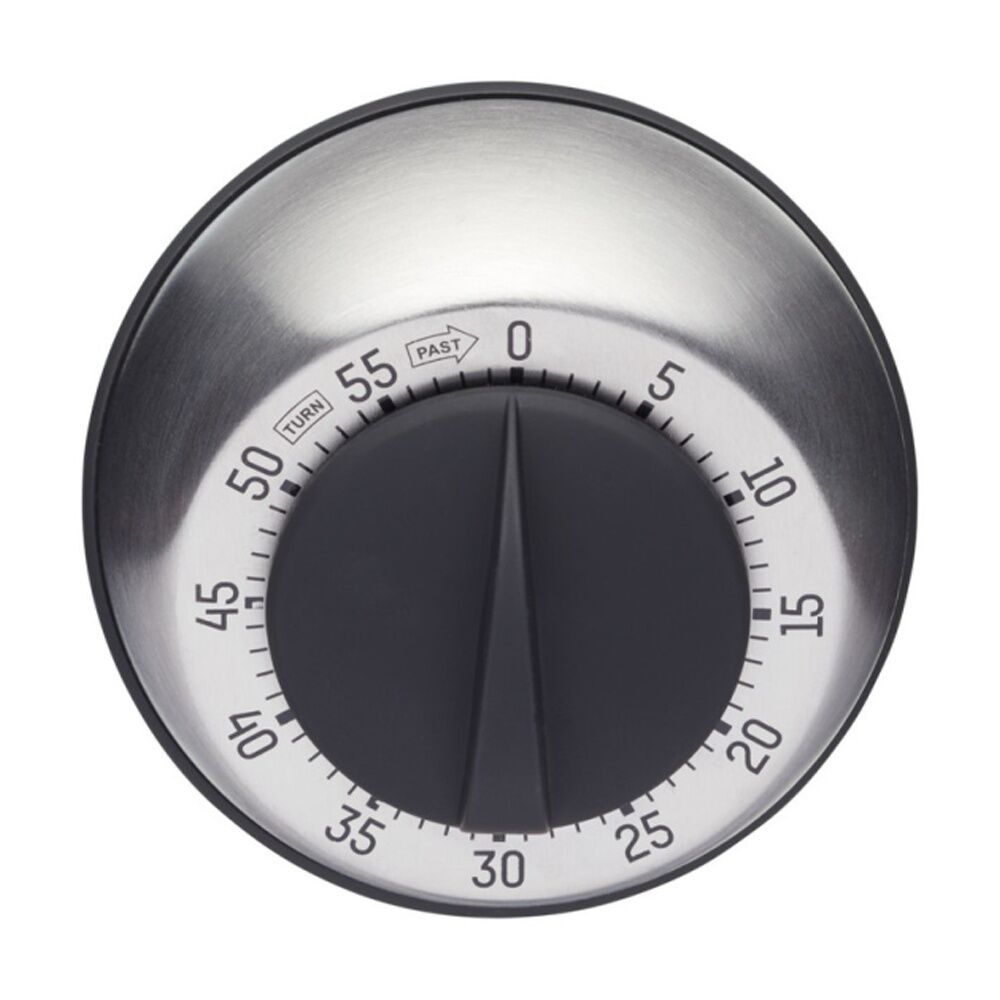 Taylor Pro Wind Up Dial Classic 60 Minute Kitchen Timer Stainless Steel (2 Pack) — image 7