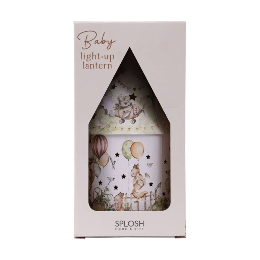 Tiny Wonders Light Up House - Soft Glowing LED Decorative House With Cut-Out Patterns - 11x11x21cm - Green White Brown — image 5