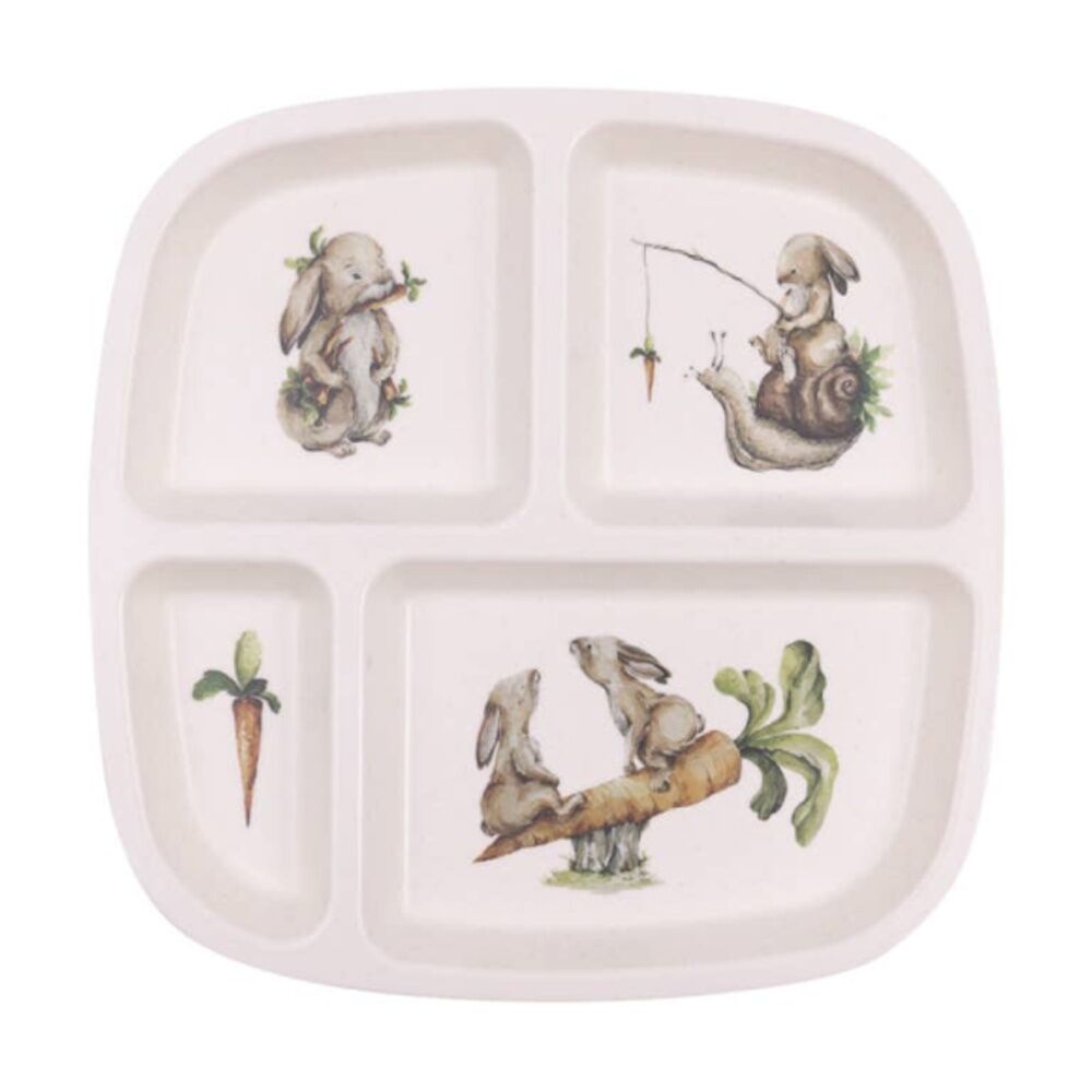 Tiny Wonders Baby/Children's My First Melamine Dinner Tableware Set White (5 Pieces) — image 3