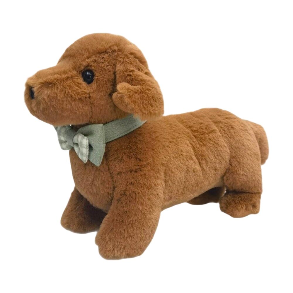 Urban Products 23cm Dachy Dog Brown Soft Toy Kids Cuddly Plush