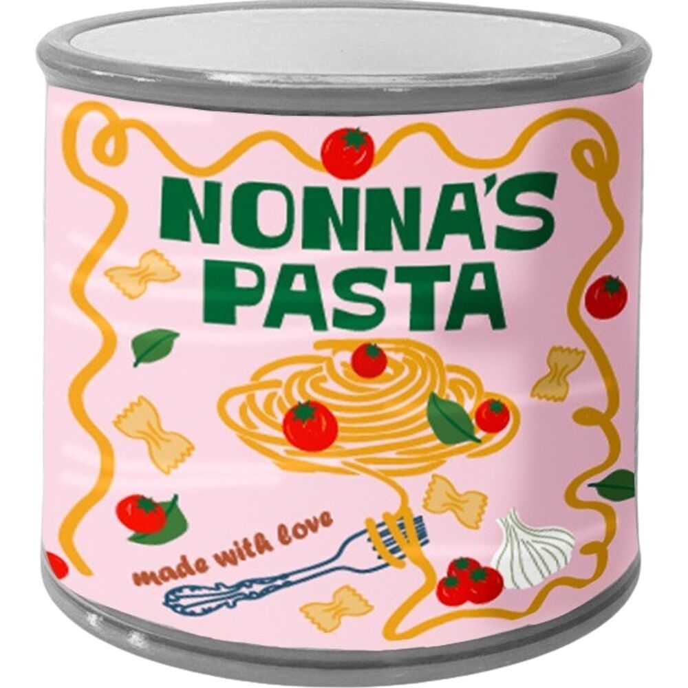 Urban Products 12cm Nonnas Pasta Can Planter Pink Decorative Pot