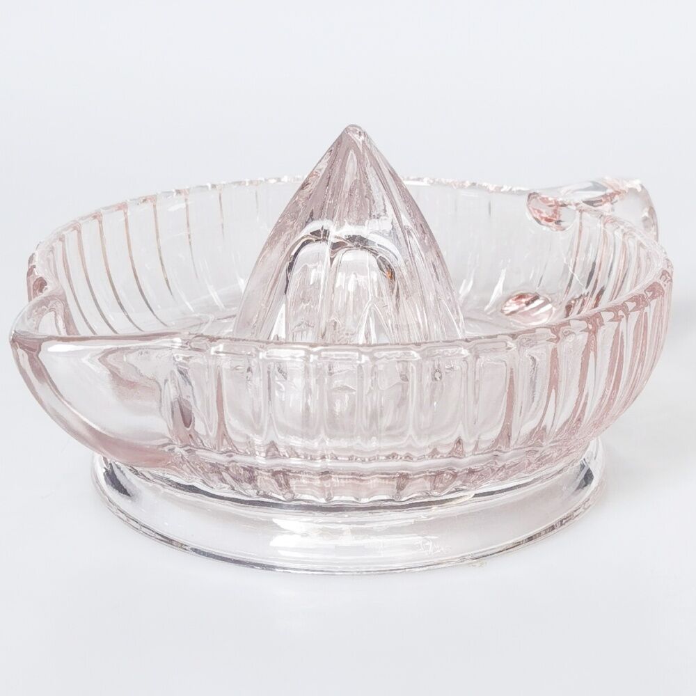 Urban Products 17cm Mari Juicer Pink Glass Citrus Reamer w/ Handle — image 2