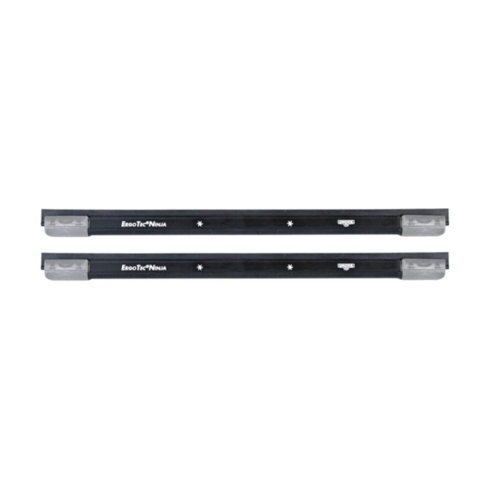Unger Ergotec Ninja Aluminium Cleaning Squeegee Channel w/ Soft Rubber 35cm (2 Pack)