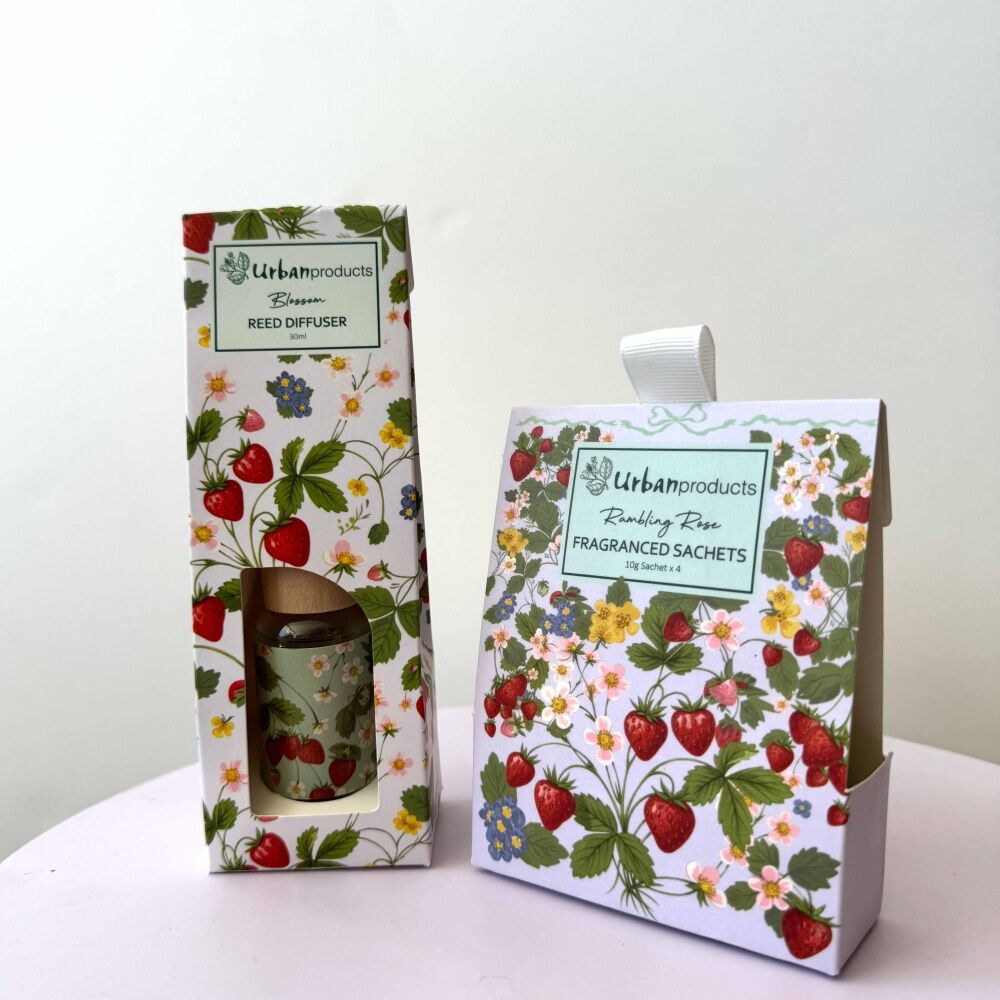 Urban Products Strawberry Field Blossom Scent Oil Diffuser Red 30ml (3 Pack) — image 4