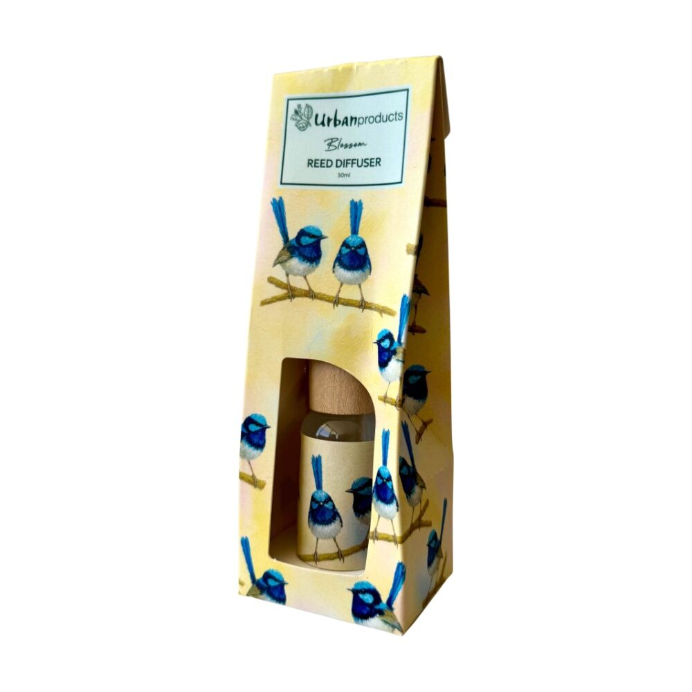 Urban Products Blue Wren Blossom Scent Oil Diffuser Beige 30ml (3 Pack) — image 2