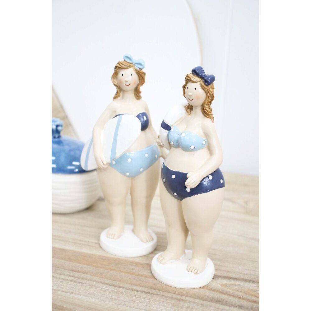 LVD Playful Ladies Surfing Resin Figurine Set Home Decor 18.5x8.5x8cm (2 Pieces) — image 2