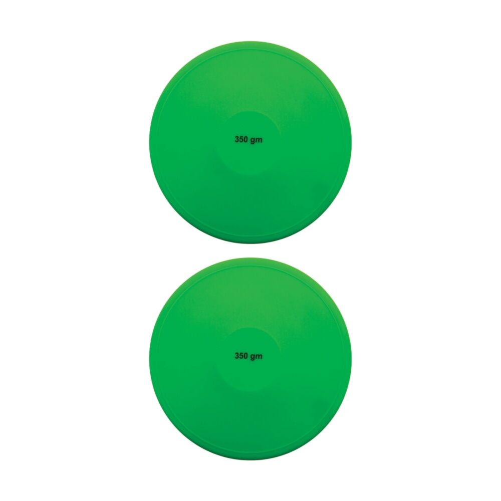 Victor Sports Indoor Discus Durable Training Youth Athletics 350g (2 Pack)