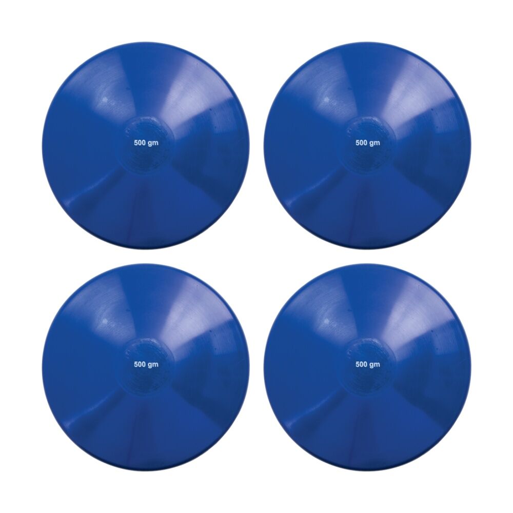 Victor Sports Indoor Discus Durable Training Youth Athletics 500g (4 Pack)