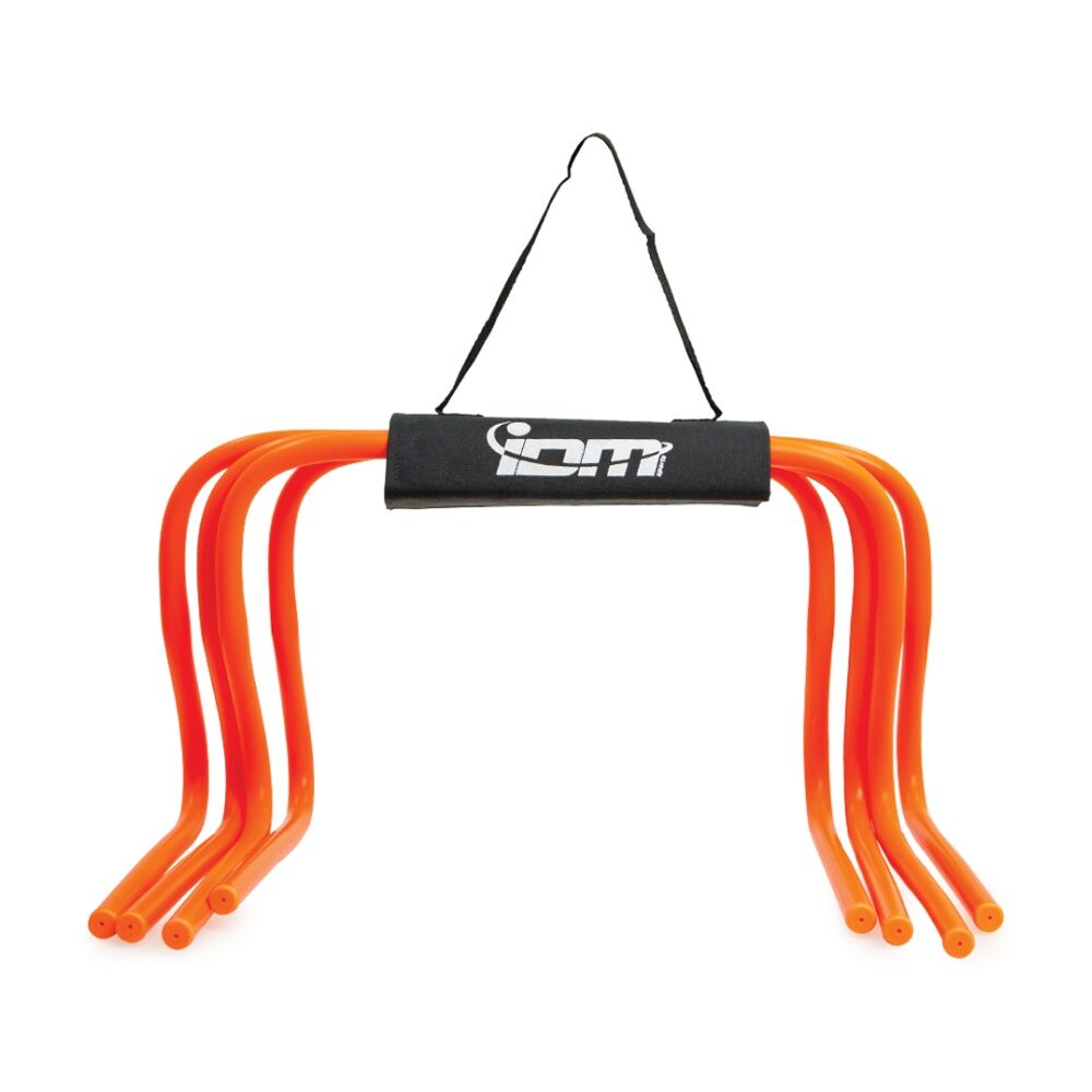 Victor Sports Mini Hurdle Carry Strap Hook Loop Fastener Holder (6 Pieces)