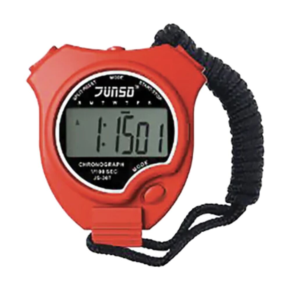 Victor Sports Stopwatch Budget With Alarm Calendar Time And — Red