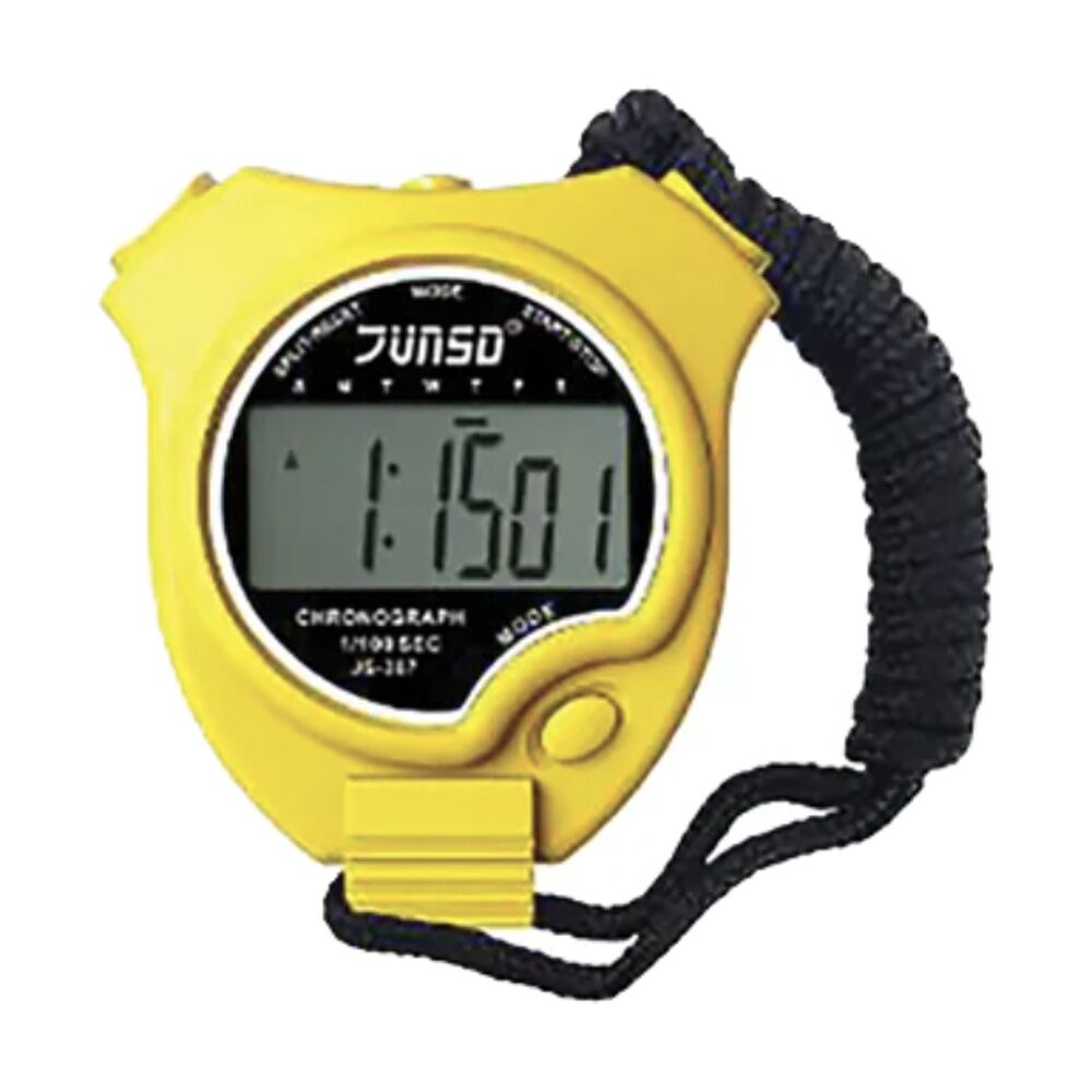 Victor Sports Stopwatch Budget With Alarm Calendar Time And — Yellow