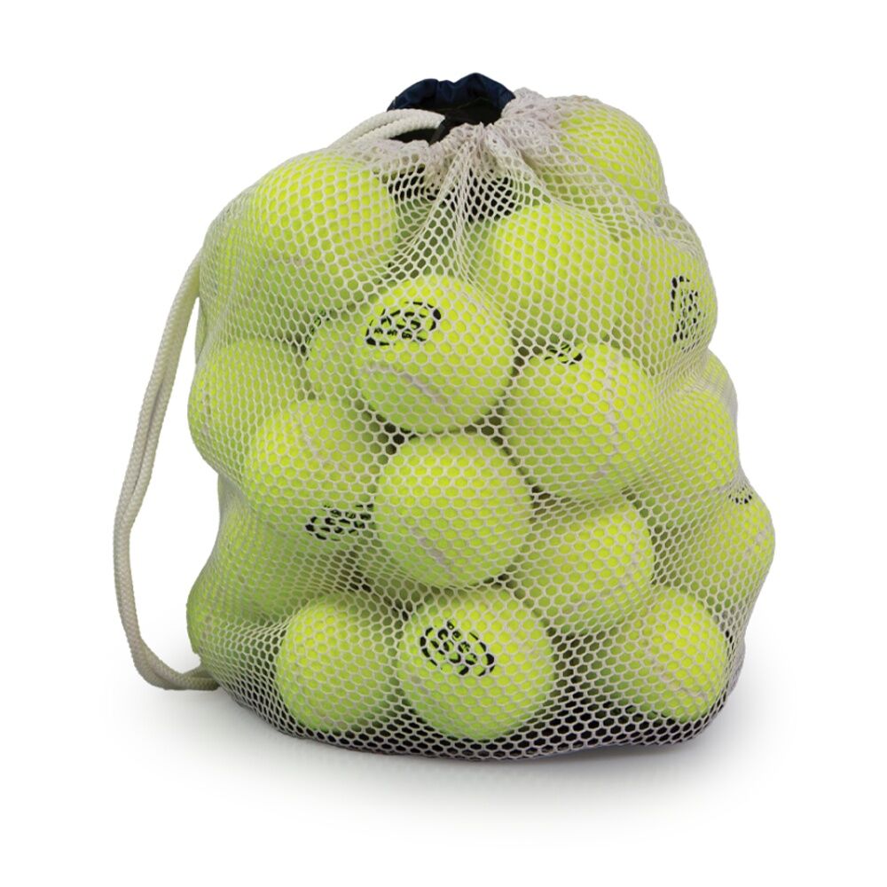 Victor Sports Mesh Ball Bag Mini Holds 24 Tennis Balls With Drawstring Closing — image 2