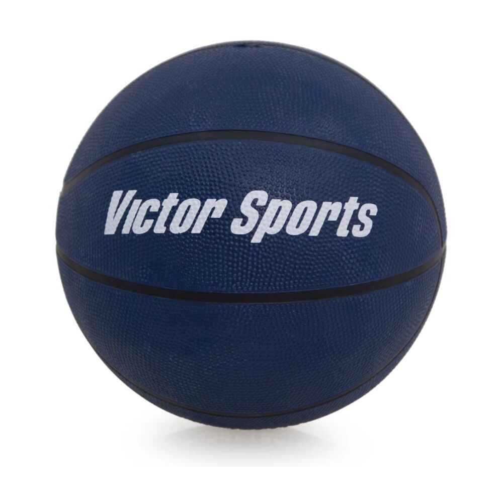 Victor Sports Heavy Duty Durable Rubber Basketball Blue Size 6 (2 Pack) — image 2