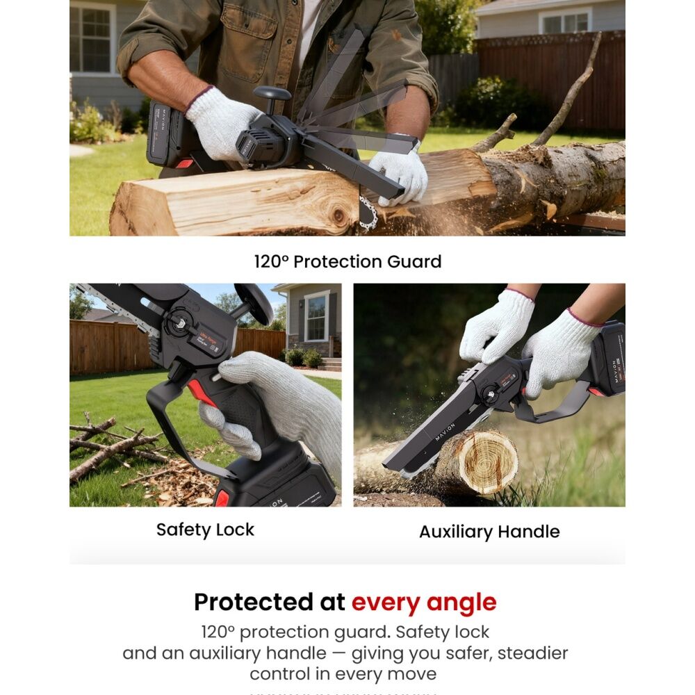 Mavion 6 Inch Cordless Pruning Saw Garden Tool Set Kit Mavion — image 3