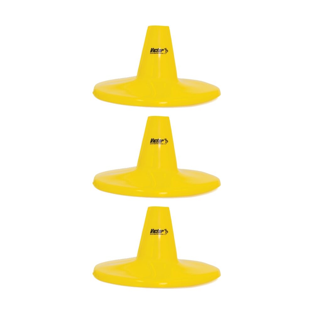 Victor Sports Victor Cricket Plastic Batting Tee Stable PVC Base For-Batting Small (3 Pack)
