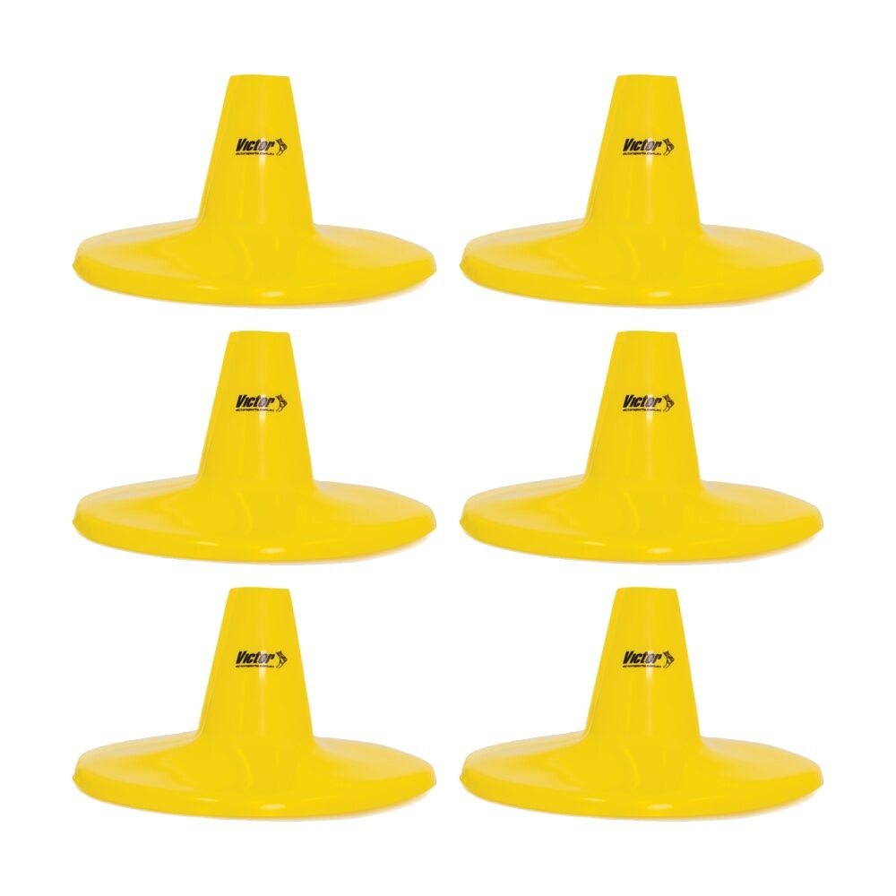 Victor Sports Victor Cricket Plastic Batting Tee Stable PVC Base For-Batting Small (6 Pack)