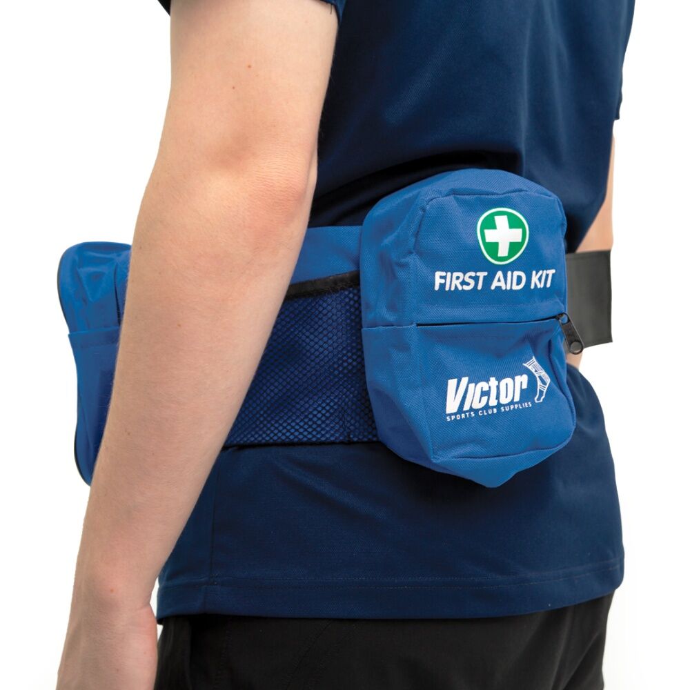 Victor Sports First Aid Bumbag with Hook and Loop Fastener - Purpose Designed Waist Bag with 6 Pockets for Medical Supplies - 57cm x 9cm x 16cm — image 4