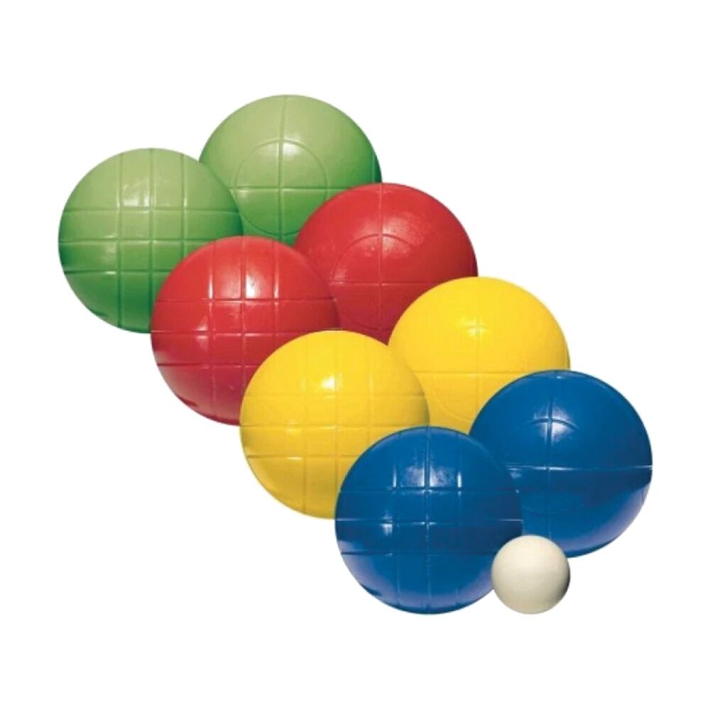 Victor Sports Bocce Plastic Outdoor Lawn Game Set Multicolour 7.2cm (8 Pieces)