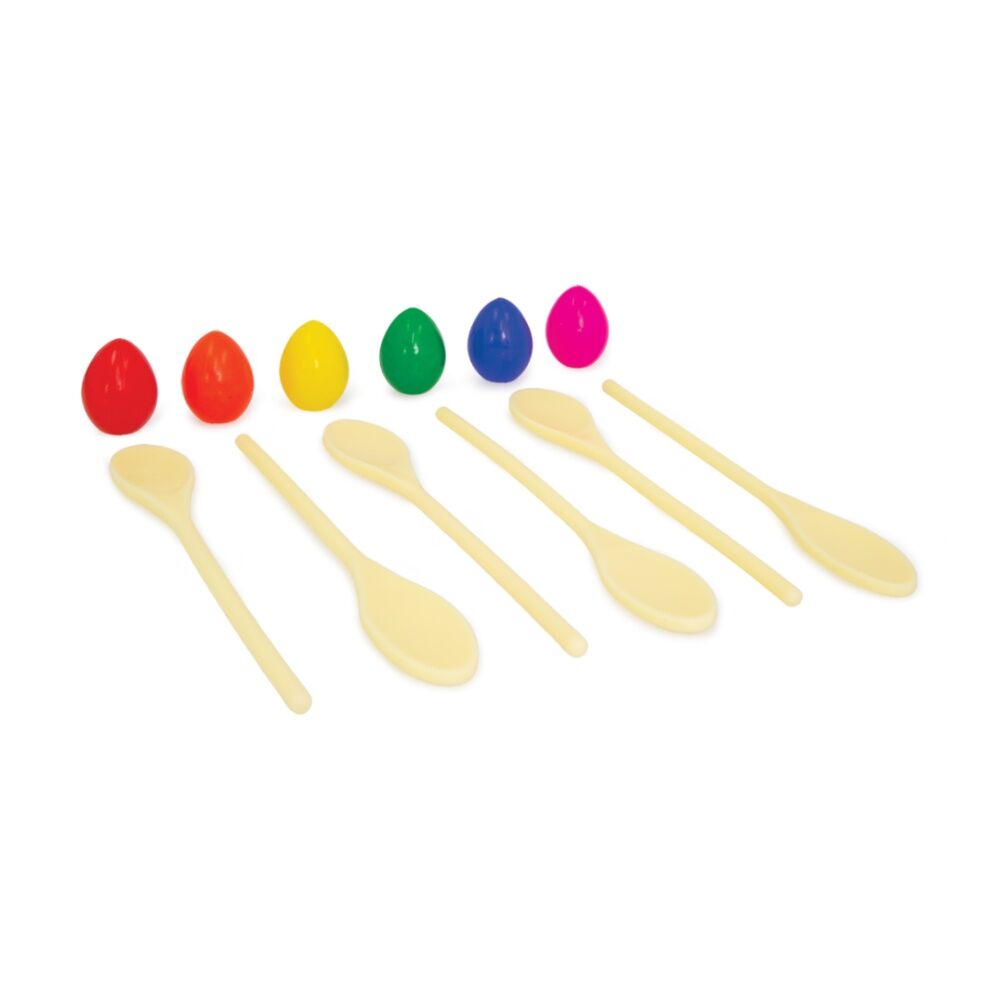 Victor Sports 6pc Egg And Spoon Set Kids Balance Game