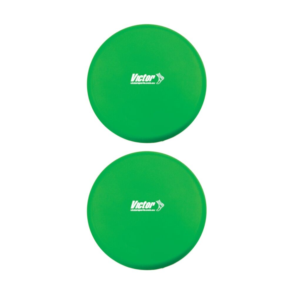 Victor Sports Foam Flying Gliding Disc Lightweight Activity Game Green (2 Pack)