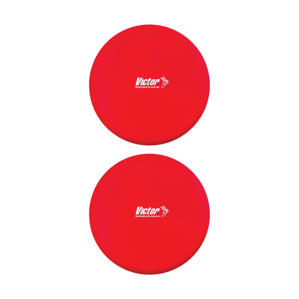 Victor Sports Foam Flying Gliding Disc Lightweight Activity Game Red (2 Pack)