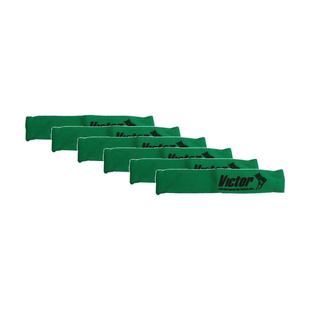 Victor Sports Nylon Sash Team Divider For Activities Green 1.2m (6 Pack)