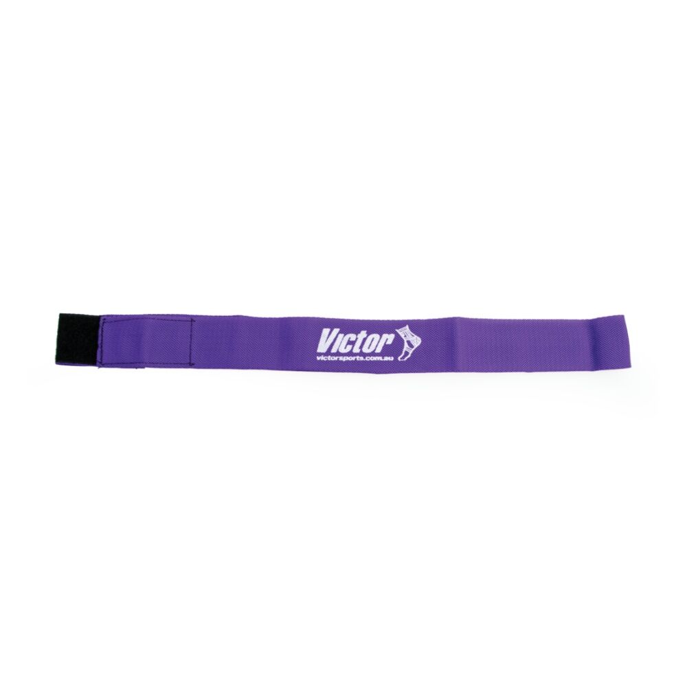 Victor Sports Nylon Sash Hook Loop Fastener Adjustable 5x100cm Durable — Purple
