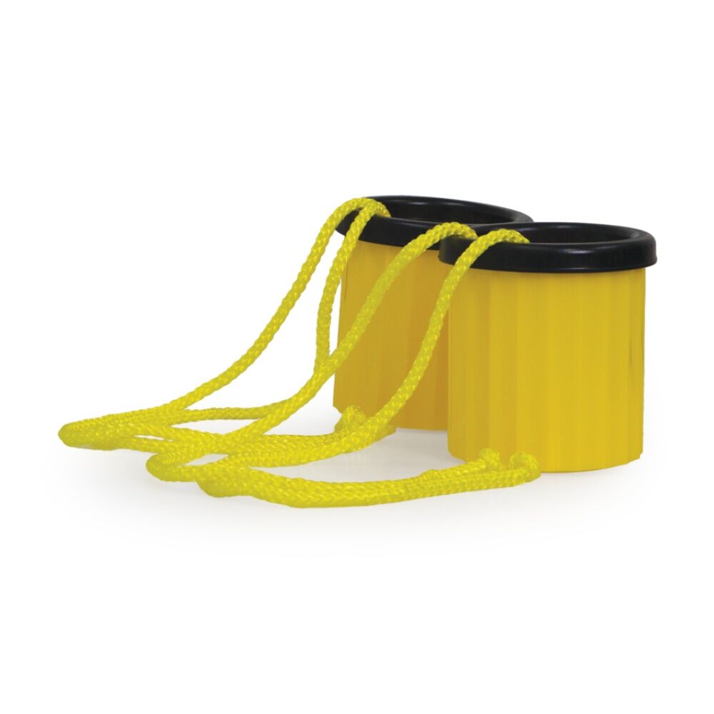 Victor Sports Balancing Stilts Kids Learning Tool Durable Rope Yellow (2 Pieces)