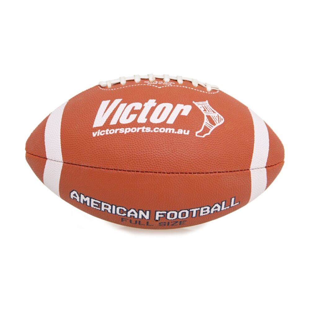 Victor Sports American Football Full Size Synthetic Rubber Ball (2 Pack) — image 2