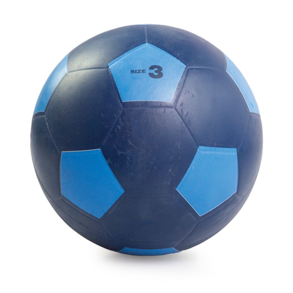 Victor Sports Soccer Ball Rubber Size 3 Durable Training Navy Blue (2 Pack) — image 3