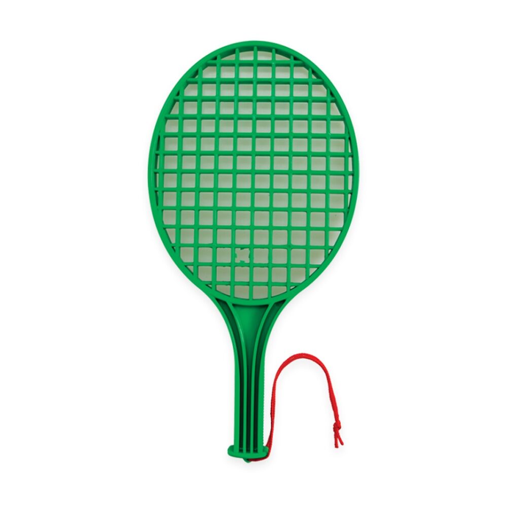 Victor Sports Victor Plastic Tennis Bat Green - Lightweight Junior Beginner Racket - 18.5 Inch Green 18.5in