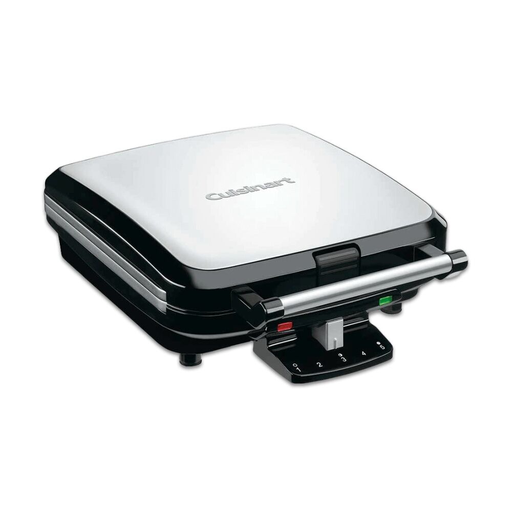 Cuisinart Electric Waffle Maker Brushed Stainless Steel 240V Black