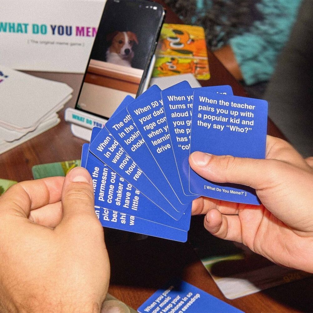 Relatable What Do You Meme Core Game 360 Caption Cards 75 Photo Easel Relatable — image 3