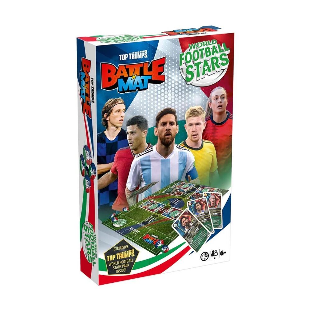 Toy Trumps Top Trumps World Football Stars Battlemat Card Game Duel 6y+