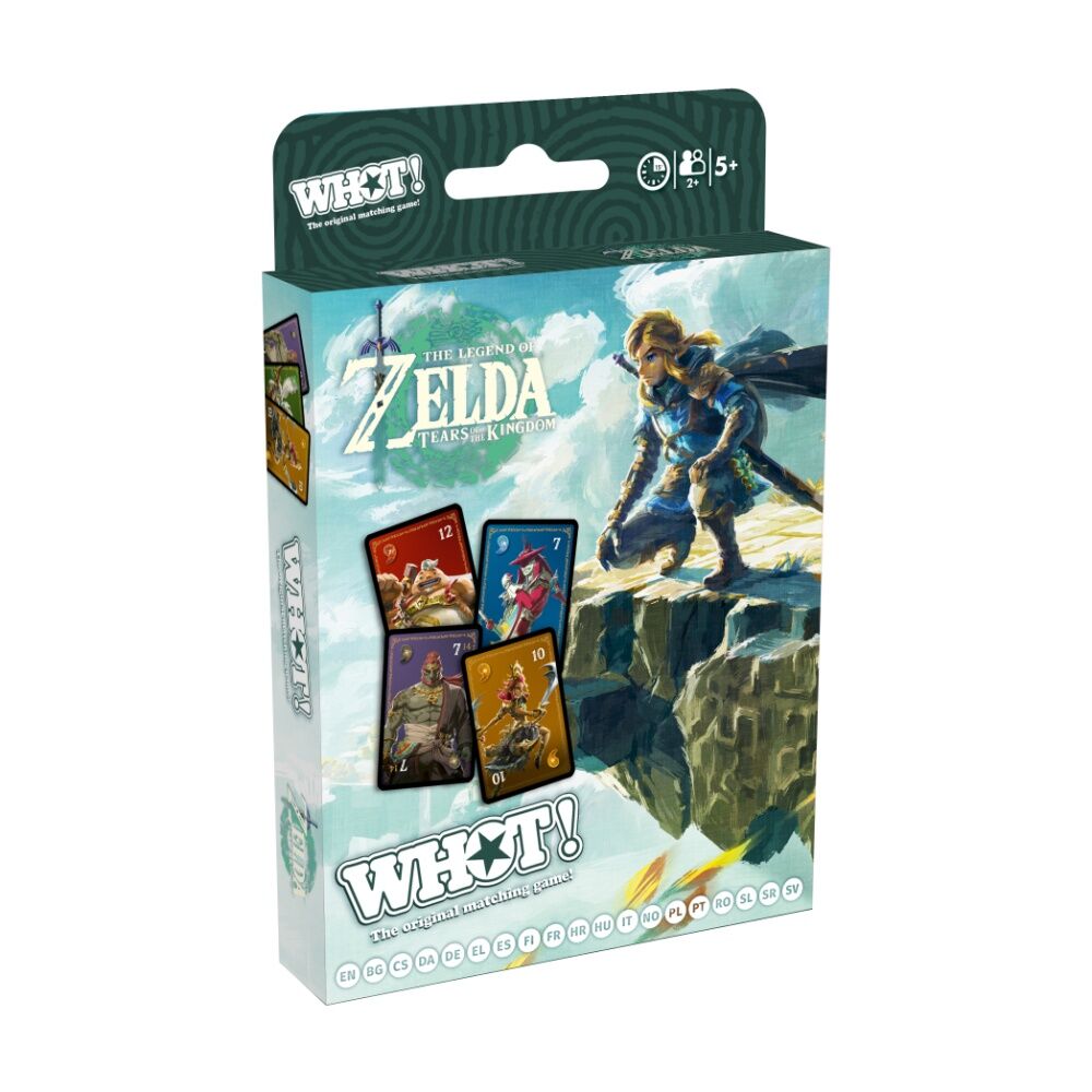 Whot! 5yrs+ The Legend of Zelda Tears the Kingdom Edition Family Card Game