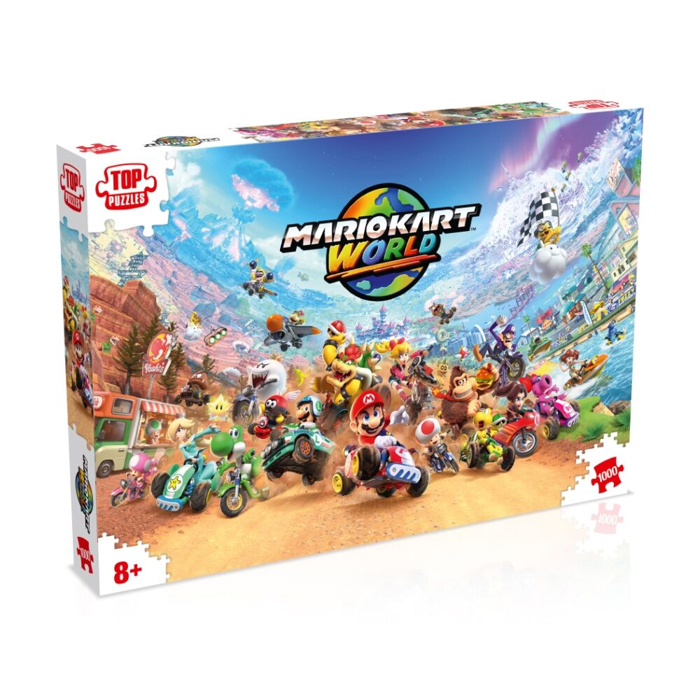 Super Mario Mariokart Around the World Jigsaw Puzzle 8y+ (1000 Pieces) — image 3