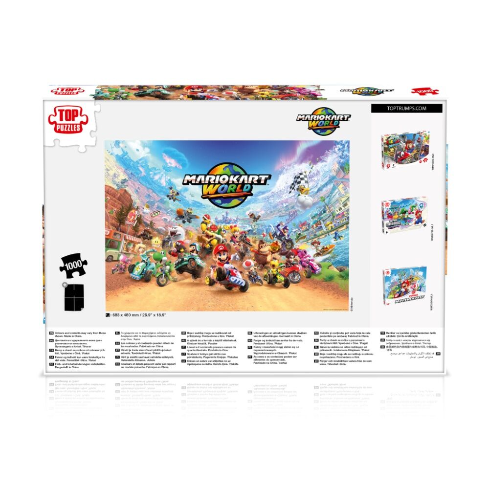 Super Mario Mariokart Around the World Jigsaw Puzzle 8y+ (1000 Pieces) — image 4
