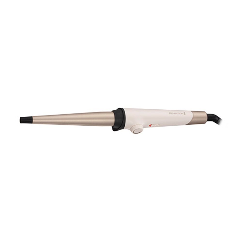 Remington Shea Soft Curling Wand Damage Protection Heat Tool Cream/Champagne