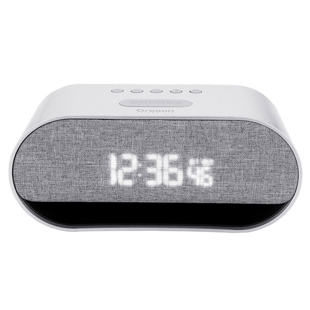 Oregon Scientific Resonance Dual Bluetooth/AUX Speaker/Alarm Clock Time/Day/Date — image 2