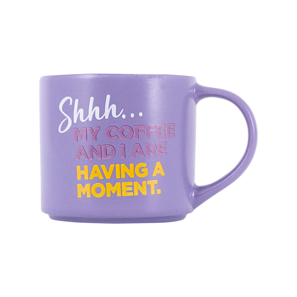 Splosh Cheeky My Coffee/Tea Ceramic Home/Office Mug 9x13.5cm Purple (2 Pack) — image 2