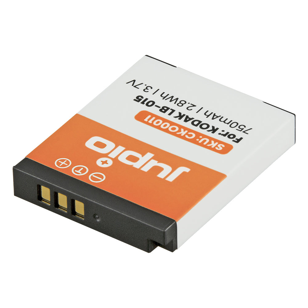 Jupio Li-Ion 3.7V 750mAh Rechargeable Battery Pack For Kodak LB-015 Camera