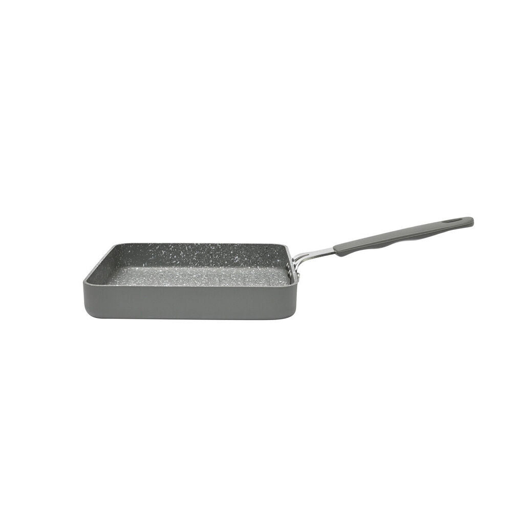Classica Mini Grill Square Pan Non-Stick Cooking Frypan w/ Handle 14cm Grey (2 Pack) — image 2
